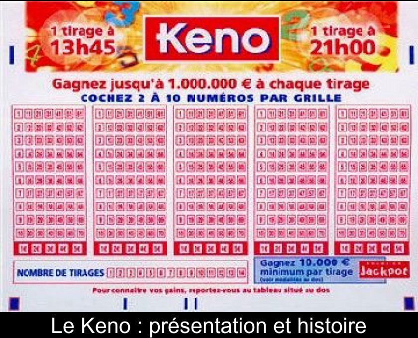 Gain de Keno - prenez votre chance