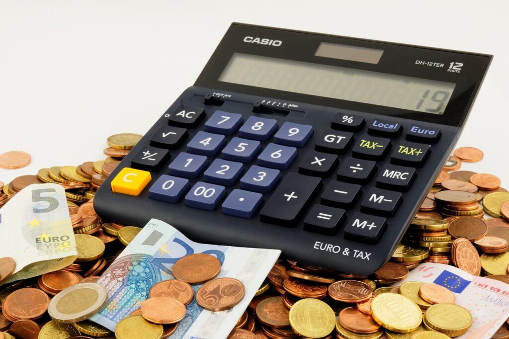 calculatrice pieces et billets euro