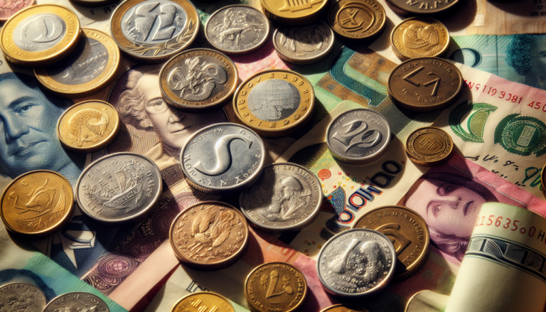Pièces et billets de différentes monnaies commençant par S.