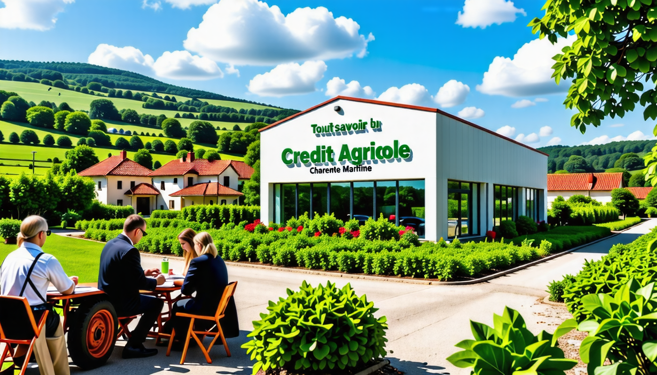 découvrez tout ce qu'il faut savoir sur le crédit agricole charente maritime : ses services, ses offres, et ses avantages pour les particuliers et les professionnels. informez-vous sur les solutions financières adaptées à vos besoins dans cette région.