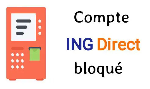 compte ing direct bloqué