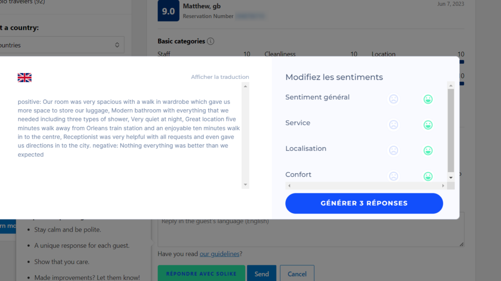 Comment obtenir un remboursement pour une réclamation sur Booking ?