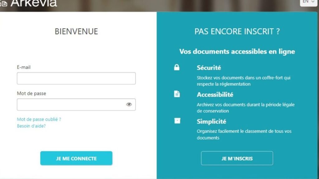 Comment se connecter à myarkevia