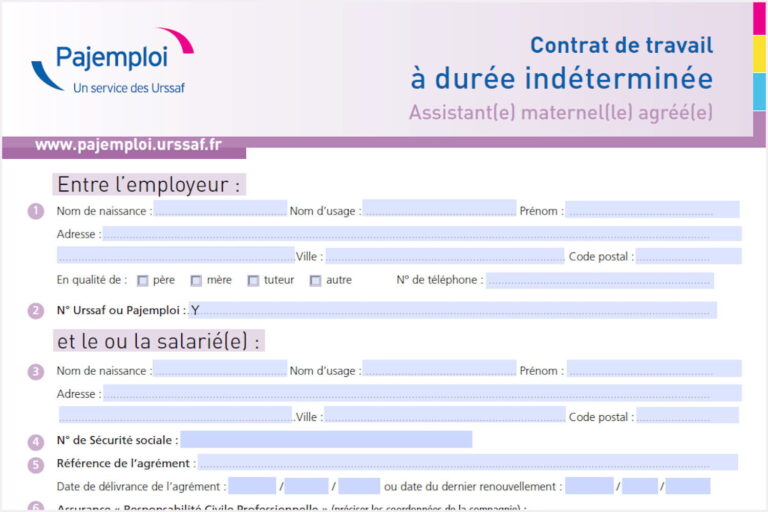 Exemple de contrat de nounou pour bien calculer la fin d’un contrat