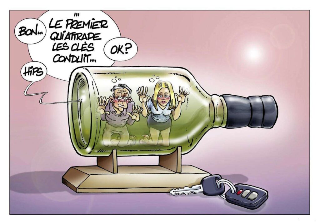 Contrôle de police en soirée pour prévenir l’alcool au volant en 2024
