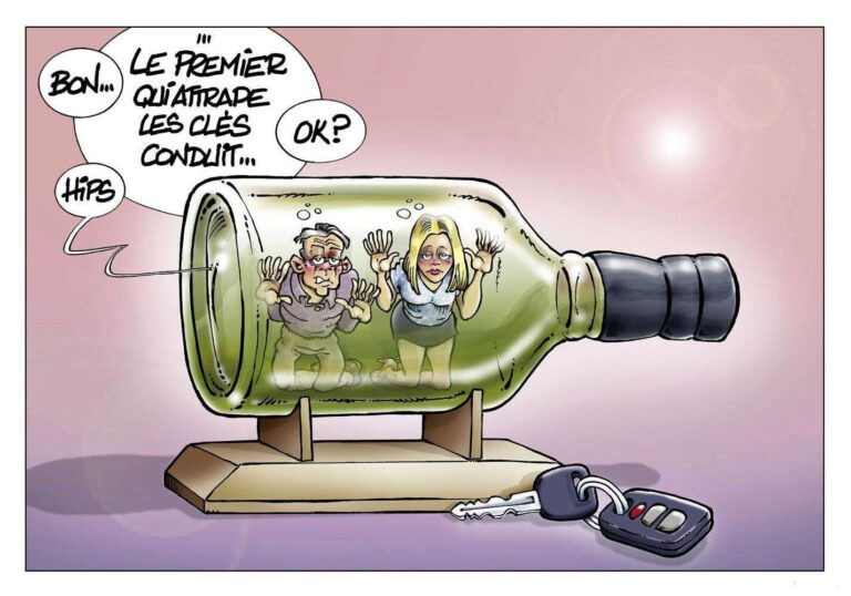 Contrôle de police en soirée pour prévenir l’alcool au volant en 2024