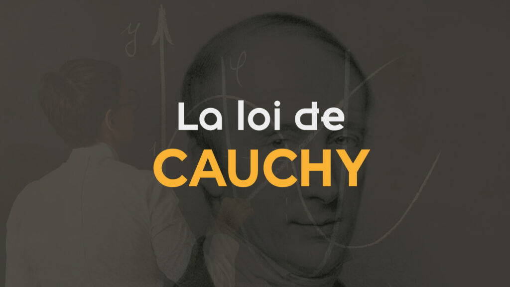 Représentation graphique de la loi de Cauchy avec son pic central caractéristique
