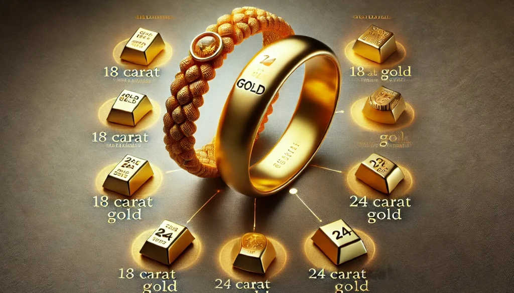 Or 18 carats, 24 carats : quelle est la différence et pourquoi est-ce important ?