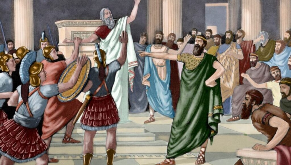 Qu’est-ce qui a provoqué la fin de la tyrannie à Athènes ?