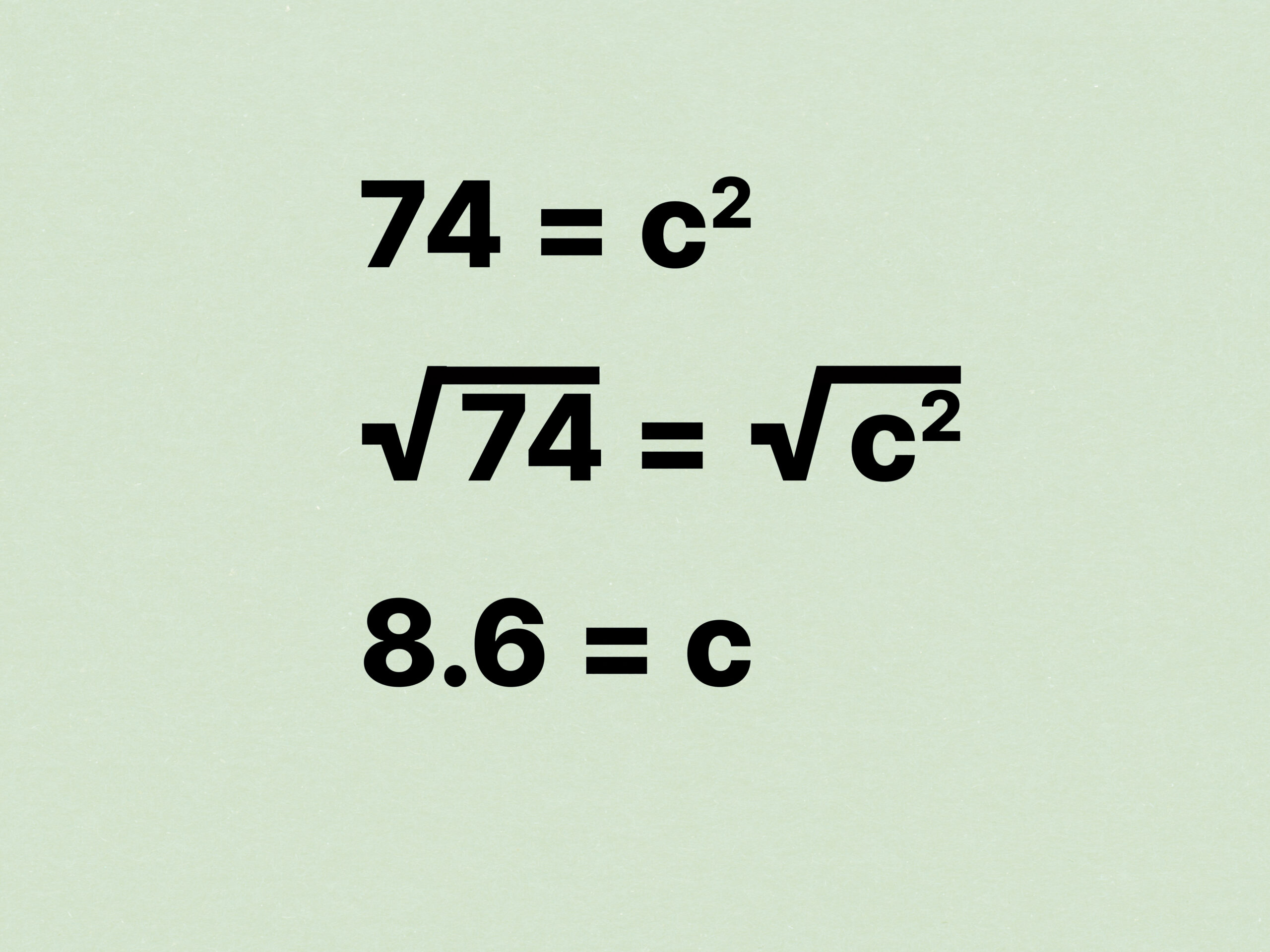 Schéma de calcul diagonale rectangle