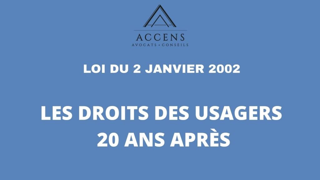 Webinaire sur les droits des usagers, 20 ans après la loi du 2 janvier 2002